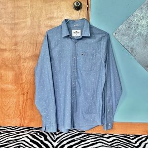 Hollister Patterned Dress Shirt